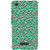 ifasho Pattern green white and red animated flower design Back Case Cover for Micromax Unite3 Q372