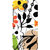 ifasho Animated Pattern colrful design flower with leaves Back Case Cover for Micromax CanvasNitro3E455