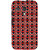 ifasho Animated Pattern small red rose flower with black and red rectangle Back Case Cover for Moto G