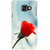 ifasho Red Rose Back Case Cover for Samsung Galaxy A3 A310 (2016 Edition)