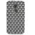 ifasho Animated Pattern design black and white flower in royal style Back Case Cover for Motorola MOTO X2