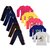 IndiWeaves Girls Combo Pack 10 (Pack of 5 Full Sleeves T-Shirts and 5 lowers )_Multicoloured_Size-6 - 8 Years