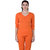 Espresso Women's Comfort Sleepwear 3/4th Sleeve Top + Capri Set-Orange