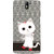 ifasho Winking and Dancing  Cat Back Case Cover for One Plus One