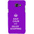 ifasho Nice Quote On Keep Calm Back Case Cover for Samsung Galaxy A7 A710 (2016 Edition)
