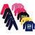Indistar Girls Combo Pack 10 (Pack of 5 Full Sleeves T-Shirts and 5 lowers )_Multicoloured_Size-6 - 8 Years