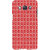 ifasho Animation Clourful white Circle on red background Pattern Back Case Cover for Samsung Galaxy A7