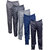 Indistar Men's Rayon Formal Trousers (Pack of 5)_Gray::Gray::Gray::Gray::Blue_Size: 30