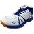Port Activa Badminton Shoes  (White)