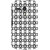 ifasho Animated Pattern design black and white flower in royal style Back Case Cover for Moto G