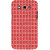 ifasho Animation Clourful white Circle on red background Pattern Back Case Cover for Samsung Galaxy Grand