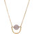 OOMPH's Gold & White Crystal Fashion Jewellery Pendant Necklace for Women, Girls & Ladies