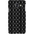 ifasho Animated Pattern design black and white semi circle in royal style Back Case Cover for Samsung Galaxy A3 A310 (2016 Edition)