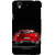 ifasho Red Stylish Car from back side Back Case Cover for YU Yurekha
