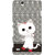 ifasho Winking and Dancing  Cat Back Case Cover for Sony Xperia C4