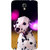 ifasho Black and White Dot Dog Back Case Cover for Samsung Galaxy Note3 Neo