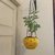 Dotted hanging pot -Yellow