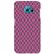 ifasho Colour Full Square Pattern Back Case Cover for Samsung Galaxy S6 Edge Plus