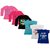 Indistar Girls Cotton Full Sleeves Printed T-Shirt (Pack of 4)_Pink::Black::Red::Blue::Grey::Blue_Size: 6-7 Year