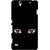ifasho Cartoon Eyes Back Case Cover for Sony Xperia C4