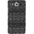 ifasho Modern Theme of black and white dots inside Square Back Case Cover for Nokia Lumia 950