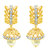 Spargz Party Wear Gold Plating AD Stone Jhumka Earring For Women AIER 665