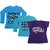 Indistar Girls 2 Cotton Full Sleeves and 1 Half Sleeves Printed T-Shirt (Pack of 3)_Blue::Blue::Purple_Size: 6-7 Year