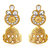 Spargz Traditional Look AD Stone Gold Plating Jhumki Earring For Women AIER 670