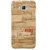 ifasho Kowledge quotes on stone pattern  Back Case Cover for Samsung Galaxy Grand3