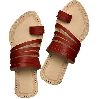 Buy Designers Radish Brown Six Laces Kolhapuri Chappal For Ladies Online 1400 From Shopclues Check out our kolhapuri chappals selection for the very best in unique or custom, handmade pieces from our sandals shops. designers radish brown six laces kolhapuri chappal for ladies