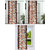 Bedspun Floral Design 2 Set Door + 1 Set Window Curtain