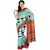 Parchayee Green Art Silk Printed Saree With Blouse