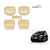 Auto Hub 3G Honey Beige Car Foot Mats For - Fiat Punto Evo - By AS Traders