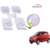 Auto Hub 3G Honey Clear Car Foot Mats For - Maruti Suzuki Alto 800 - By AS Traders