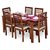 Earthwood - Modern Six Seater Sheesham wood Dining Set in Natural Finish