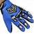 love4ride Combo Full Knighthood Gloves Blue + Stylish ISI Mark Helmet