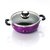 Sumeet Glasso Deep Kadhai with Glass Lid 220mm (2 Ltr) (Purple)