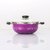 Sumeet Glasso Deep Kadhai with Glass Lid 220mm (2 Ltr) (Purple)