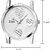 Ziera Round Dial Silver Analog Watch For Women-Zr8015