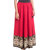 Navrachna Red Printed Skirt