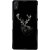 Ayaashii Deer Shade In Black Background Back Case Cover for Sony Xperia Z2::Sony Xperia Z2 L50W D6502 D6503