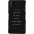Ayaashii The Less You Talk   Back Case Cover for Sony Xperia Z2::Sony Xperia Z2 L50W D6502 D6503