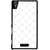Ayaashii White Checks Pattern Back Case Cover for Sony Xperia T3