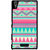 Ayaashii Tribal Pattern Back Case Cover for Sony Xperia T3