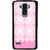 Ayaashii Pink Diamond Pattern Back Case Cover for LG G4 Stylus