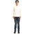 Go-On Peach Polo Neck Long Sleeve T-Shirt For Men'S