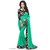 Pari Designerr Green Georgette Printed Saree With Blouse