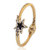 Spargz Star The Ocean Blue AD Stone Gold Plated Openable Bangles Bracelets for Girls  Women AISK 149