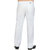 Hangup White Mid Rise Regular Fit Formal Trouser For Men
