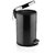 HMSTEELS Stainless steel Pedal Dustbin Plain with Black Color 3 Ltr(17.5  28 cm) with plastic bucket inside